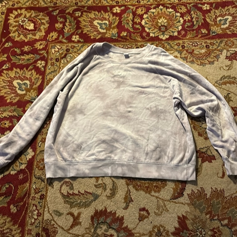 Old navy grey tie dyed look sweatshirt size medium